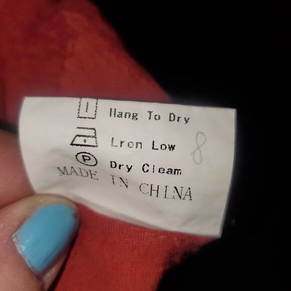 MINIBEE 2XL Linen/Cotton Blend Orange/Red Pullover Organic Natural Plus Size - Picture 13 of 13